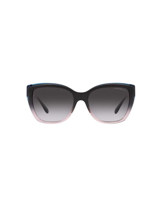 Emporio Armani Ea4198 Cat Eye Sunglasses in Black Lyst