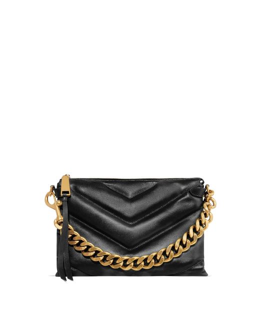 Rebecca Minkoff Edie Maxi Medium Crossbody Black One Size