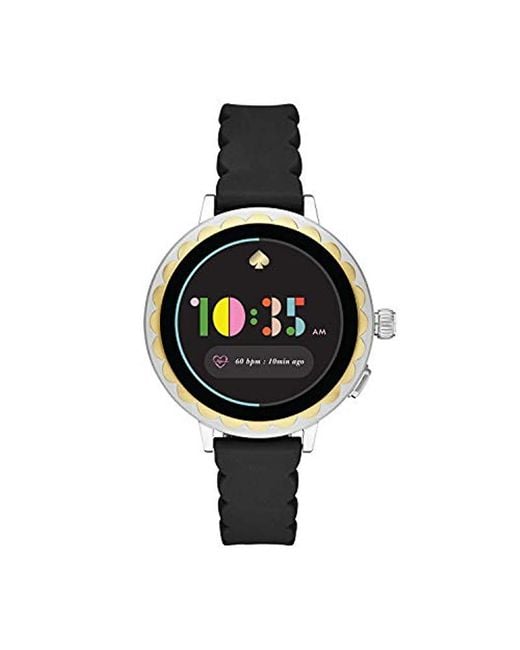 Black Scallop Smartwatch with Wear OS iPhone Kuwait Ubuy