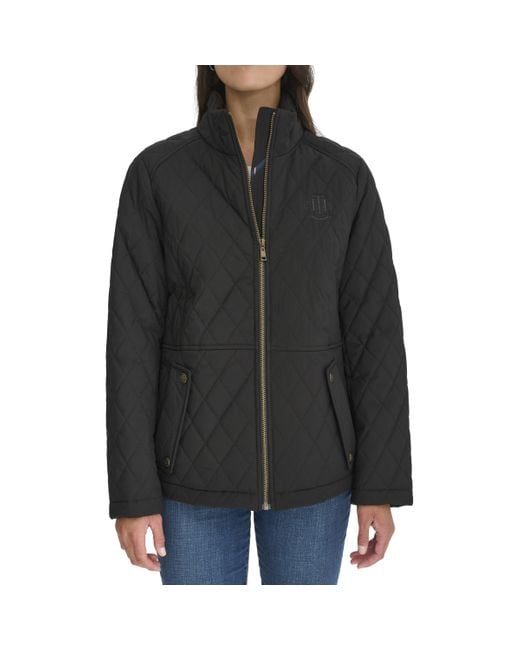 Tommy Hilfiger Outerwear Quilt Ed Coat,black