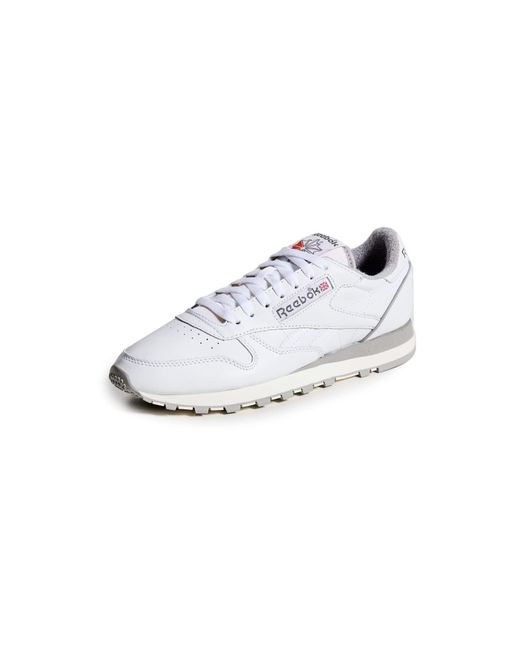 Reebok Classic Leather Sneaker in White | Lyst