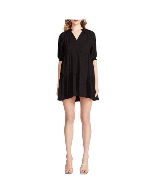 Steve Madden Black Bb Dakota Womens Hustle And Glow Casual Dress
