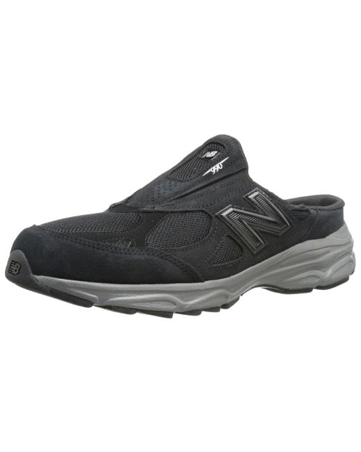 New Balance Made 990 V3 Slide Sneaker in Black for Men | Lyst
