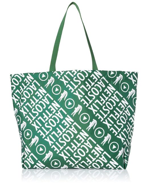 Lacoste Large Shopping Bag in Green Lyst