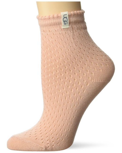 Ugg Natural Adabella Quarter Socks