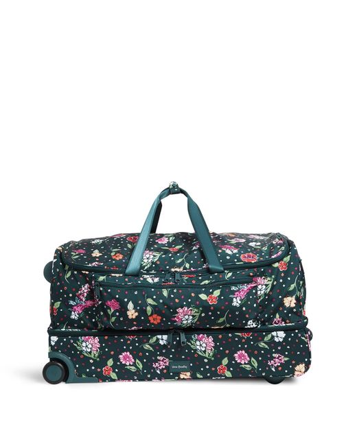 Vera Bradley Womens Recycled Lighten Up Reactive Xl Foldable Rolling