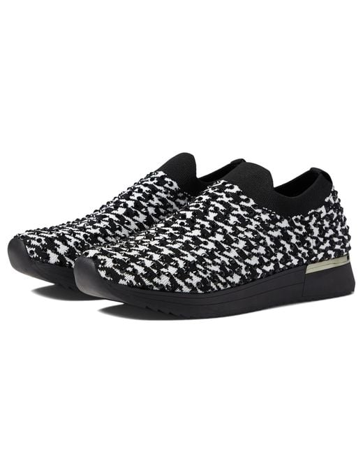 Kenneth Cole Reaction Cameron Jewel Jogger Loafer in Houndstooth (Black ...
