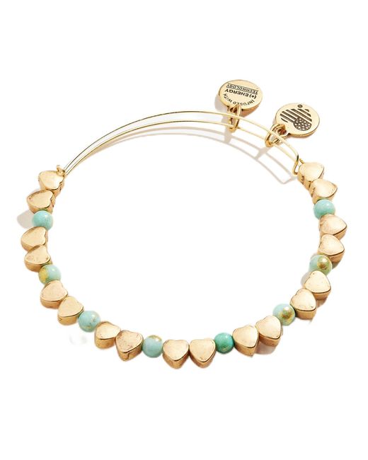 Alex and ani shop heart beaded bangle