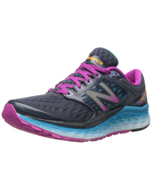 New Balance Fresh Foam 1080 V6 Running Shoe in Blue/Pink (Blue) | Lyst