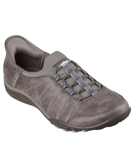 Skechers Gray Modern Comfort Flat Sneaker