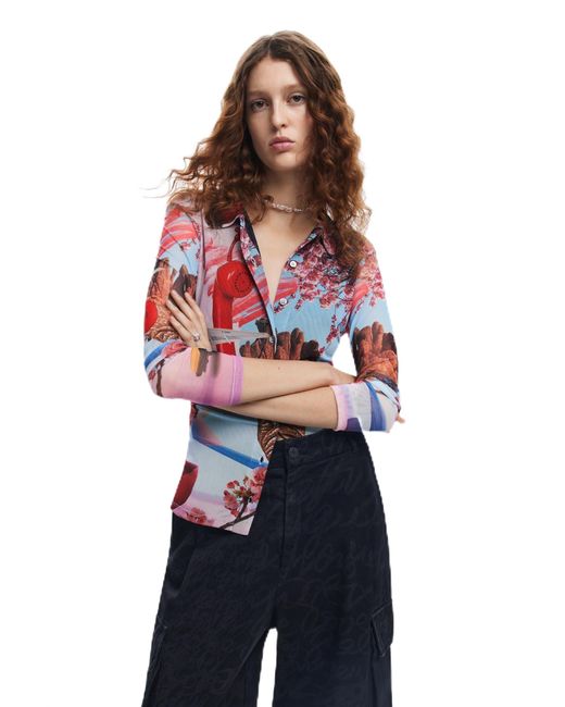 Desigual Woven Long Trousers Black