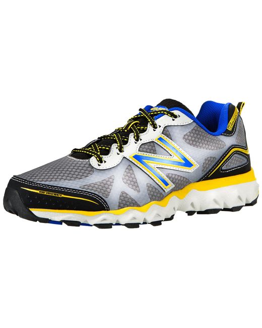New Balance 710 V2 Trail Running Shoe in Grey/Yellow (Black) for Men | Lyst