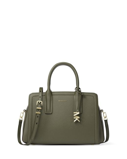 Michael Kors Green Laila Medium Satchel