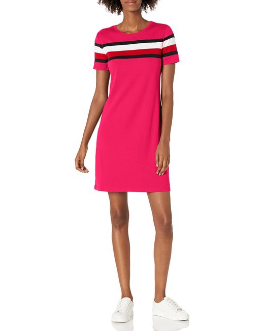 Tommy Hilfiger Tshirt Dress in Pink Lyst