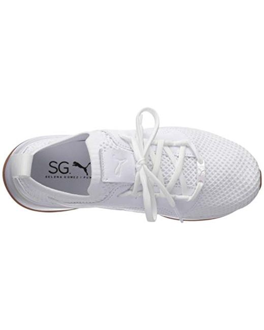selena gomez white puma sneakers