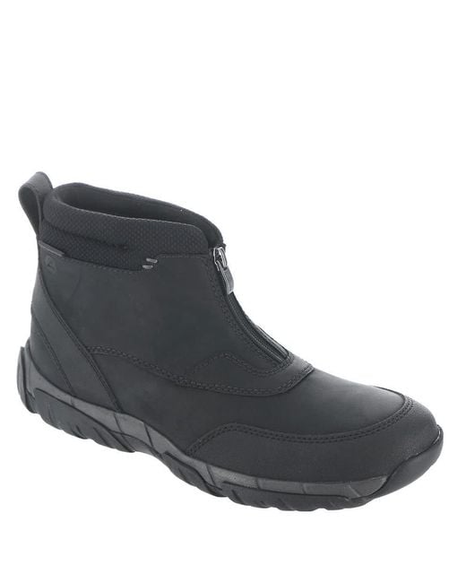 Clarks Black Grove Zip Ii Ankle Boot for men