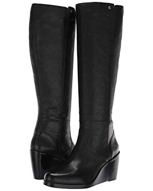 frye emma knee high wedge boot