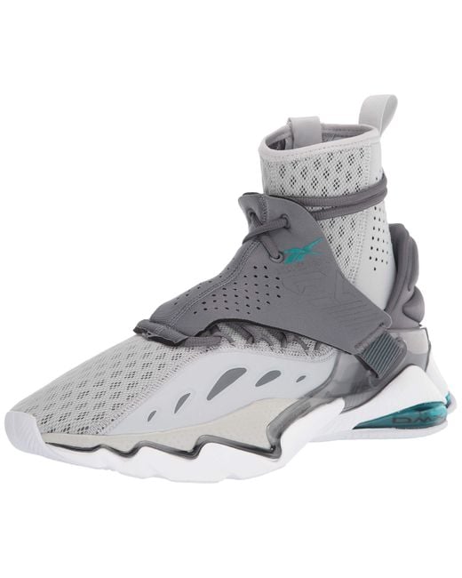 reebok grey running shoes