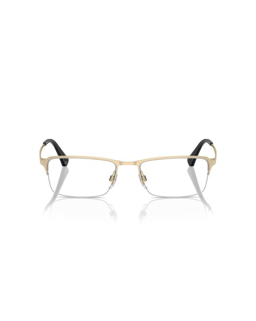 Emporio Armani Black Ea1044td Rectangular Prescription Eyewear Frames for men