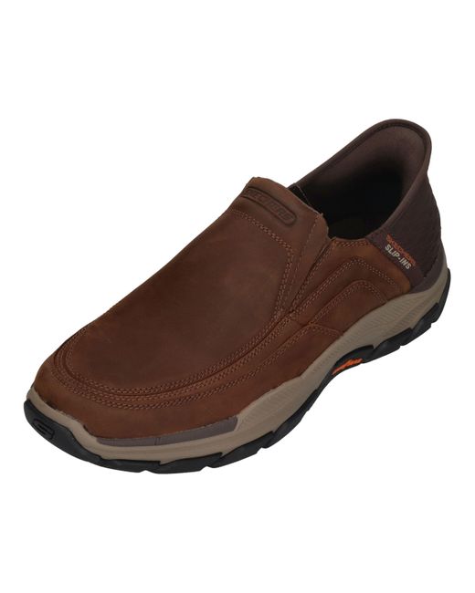 Skechers Brown Usa Respected-elgin Slip-on for men