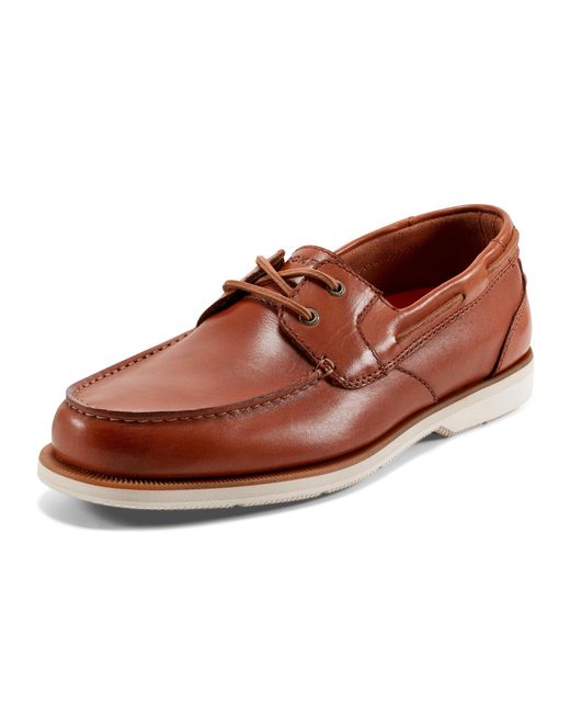Rockport Brown Southport Boat Shoe for men