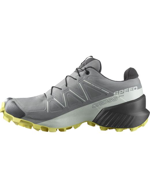 Salomon Gray Speedcross Gore-tex Trail Running Shoes For