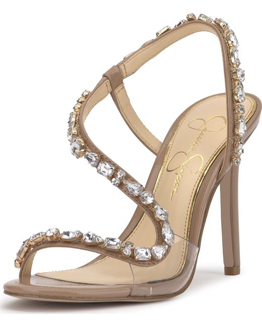 Jessica Simpson Natural Jaycin Heeled Sandal