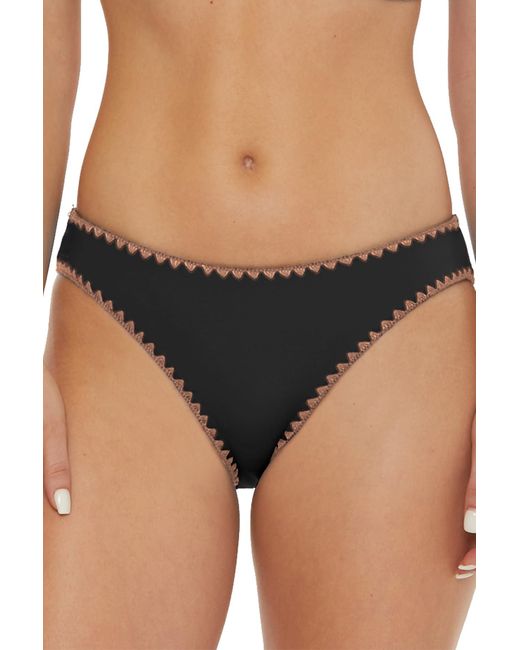 Lucky Brand Blue Lucky Standard Marbella Hipster Bikini Bottom