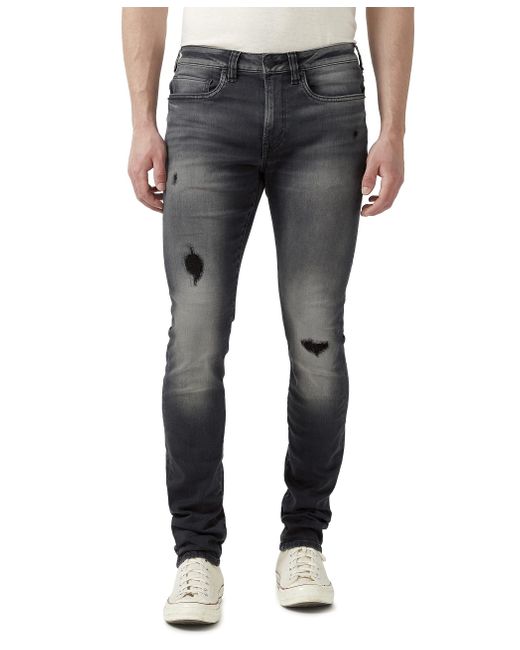 Buffalo David Bitton Gray Skinny Max Jeans for men