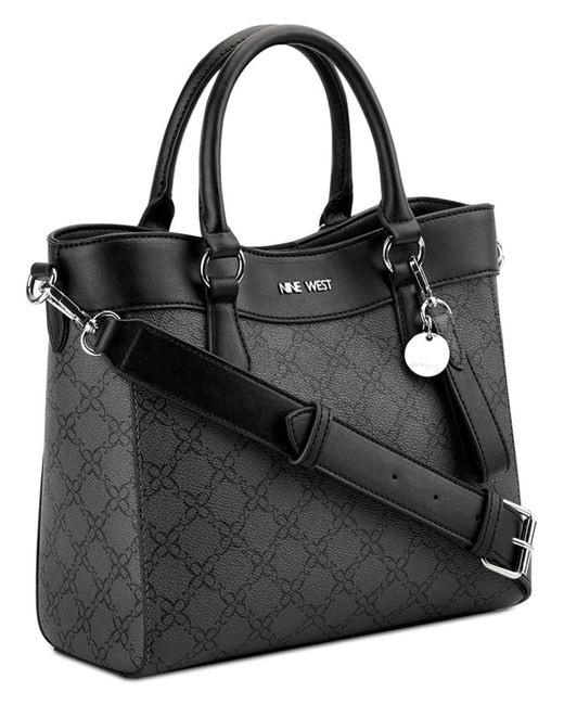 NINE WEST Damen Umhängetasche Cibrina – Aus Lederimitat, Mit 2 Reißverschlussfächern, Verstellbarem Trageriemen