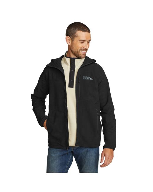 Eddie Bauer Black Sandstone Grid Jacket for men