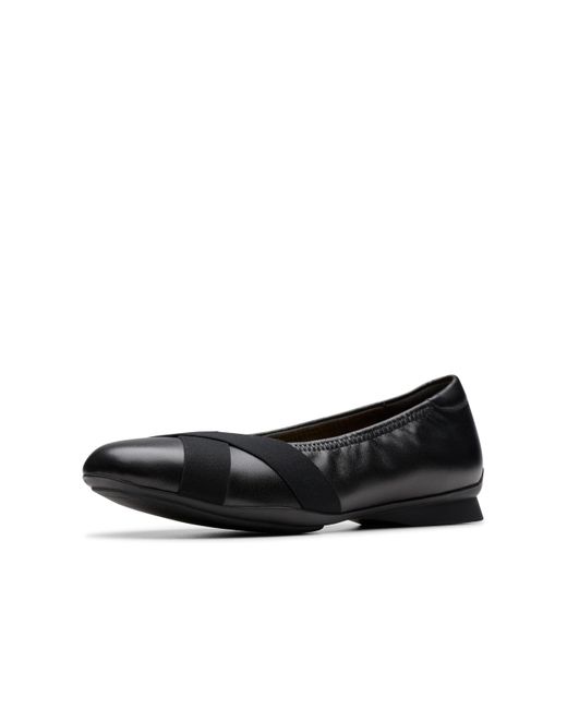 Clarks Black Jazmynn Gem Ballet Flat