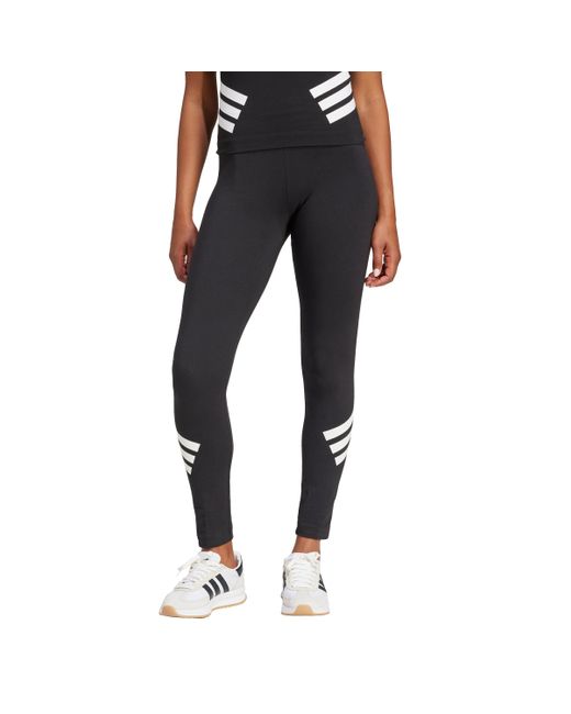 Adidas Blue Future Icons 3-stripes Leggings