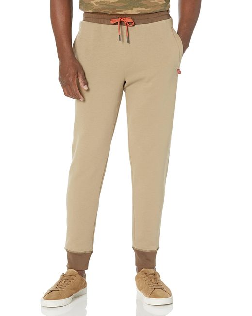 Emporio Armani Natural A | X Armani Exchange Contrast Drawstring Trousers for men