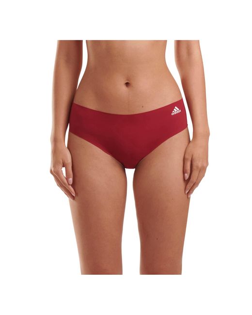 Mujer Micro Flex Cheeky Hipster Ropa Interior a la Cadera de adidas de  color Rojo | Lyst