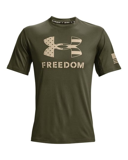 Under Armour Green New Freedom Iso-chill Short Sleeve T-shirt for men