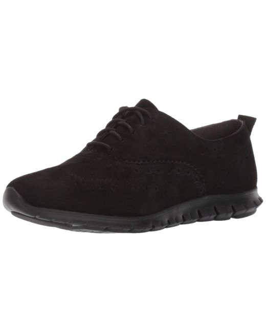 cole haan zerogrand black suede