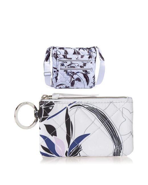 Vera Bradley Performance Twill Triple Zip Hipster Crossbody Purse in