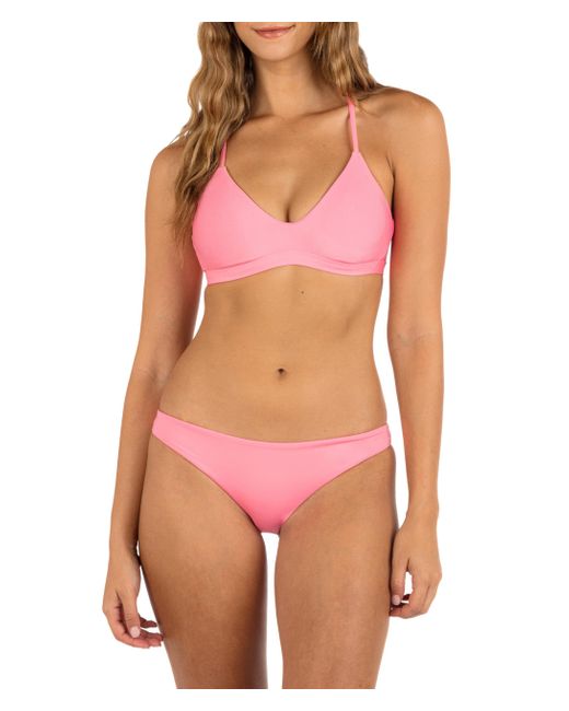 Hurley Pink Standard Bikini Bottom