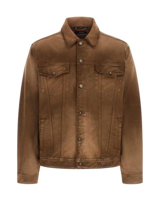 Giacca Dean Uomo di Guess in Brown da Uomo