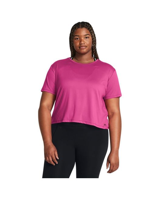 Under Armour Pink S Motion Short Sleeve T Shirt,