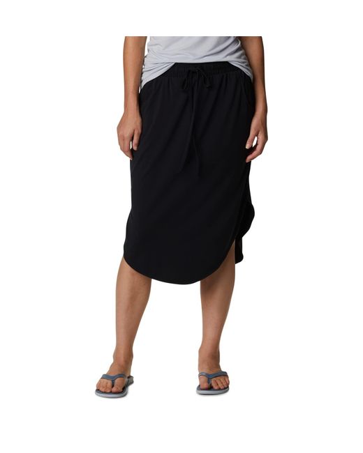 Columbia Black Slack Water Knit Skirt