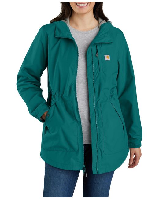Carhartt Green Rain Defender Relaxed Fit Lightweight Coat