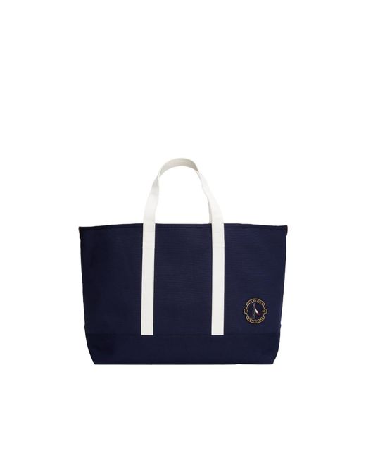 Tommy Hilfiger Große Canvas-Tragetasche mit Tasche und Schultergurten in Blue für Herren