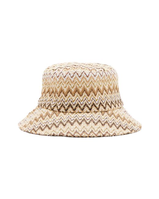 Steve Madden Natural Straw Bucket Hat