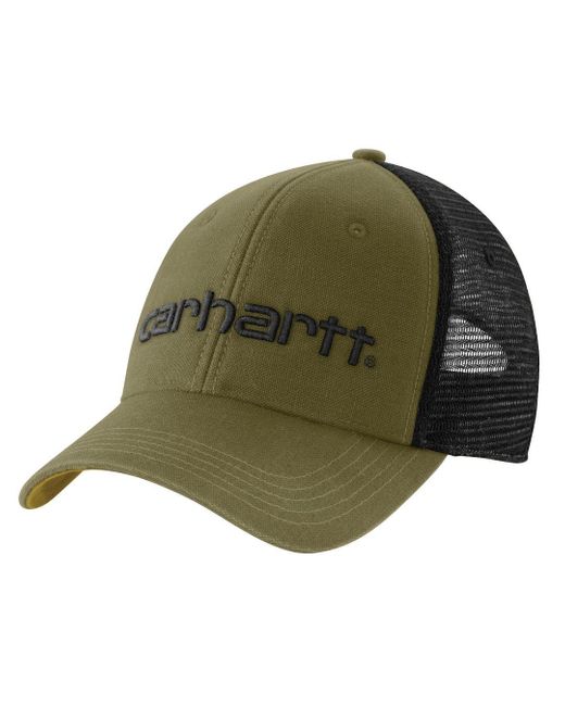 Carhartt Canvas Mesh Back Logo Graphic Cap in Green für Herren