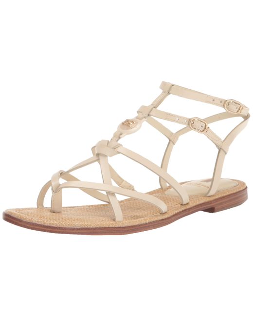 Sam Edelman Black Gwen Sandal Modern Ivory 11 Medium