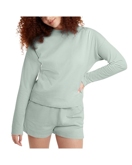 Hanes Green Originals Garment Dyed Sweatshirt