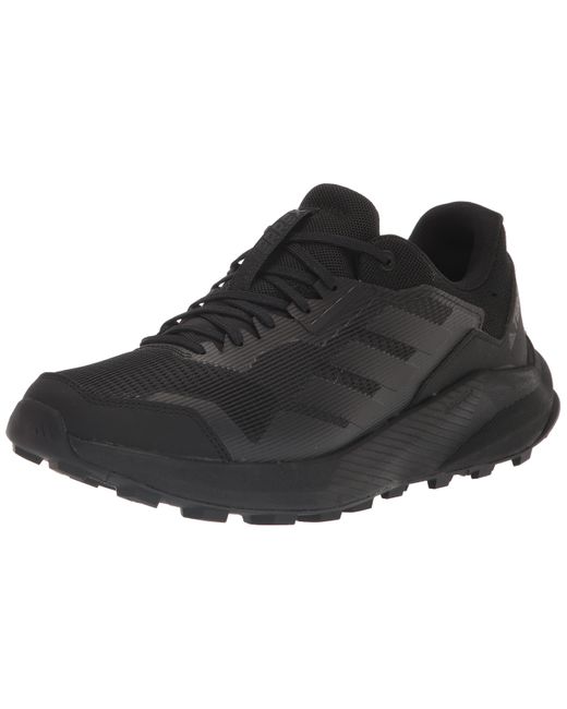 adidas Synthetic Terrex Trailrider Trail Running Shoe in Black/Black