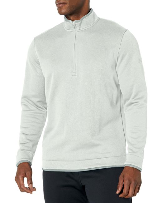 Under Armour Standard Storm SweaterFleece Quarter Zip, in White für Herren